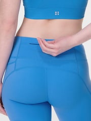 Sweaty Betty Blue Power 6" Biker Shorts - Image 7 of 8