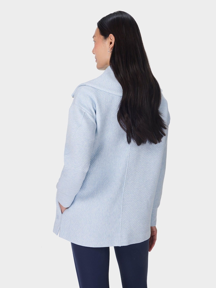 Sweaty Betty Blue Radiant Half Zip Sweatshirt - Image 2 of 7