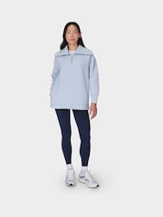Sweaty Betty Blue Radiant Half Zip Sweatshirt - Image 3 of 7