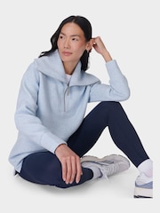 Sweaty Betty Blue Radiant Half Zip Sweatshirt - Image 4 of 7