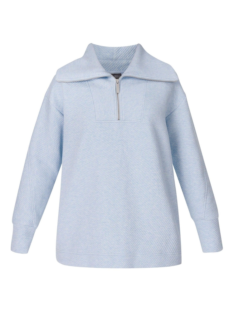 Sweaty Betty Blue Radiant Half Zip Sweatshirt - Image 7 of 7