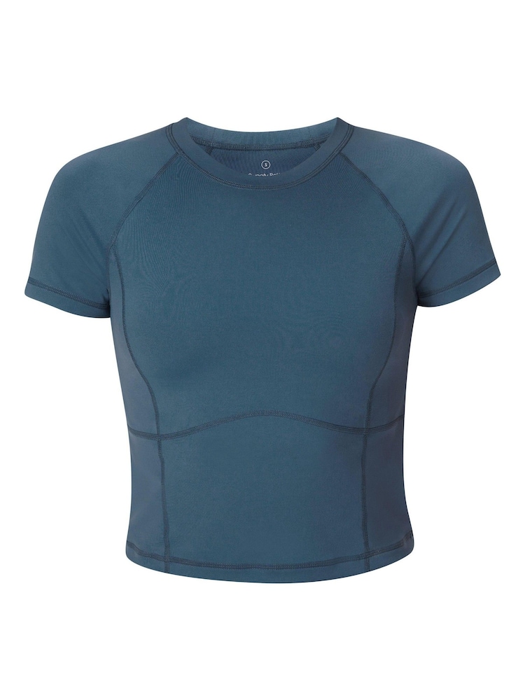 Sweaty Betty Blue All Day Cropped T-Shirt - Image 7 of 7 Sweaty Betty Blue All Day Cropped T-Shirt - Image 7 of 7