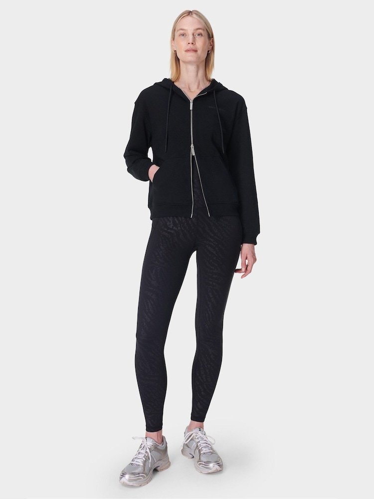 Sweaty Betty Chrome Black Full Length All Day 7/8 Embossed Leggings - Image 7 of 8