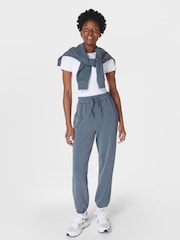 Sweaty Betty Blue Wash Cuffed Trousers - Image 1 of 5