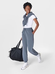 Sweaty Betty Blue Wash Cuffed Trousers - Image 3 of 5