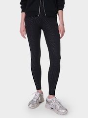 Sweaty Betty Chrome Black 7/8 Length All Day 7/8 Embossed Leggings - Image 1 of 8