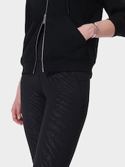 Sweaty Betty Chrome Black 7/8 Length All Day 7/8 Embossed Leggings - Image 5 of 8