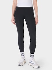 Sweaty Betty Black Full Length All Day 7/8 Embossed Leggings - Image 1 of 8