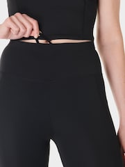 Sweaty Betty Black Full Length All Day 7/8 Embossed Leggings - Image 5 of 8