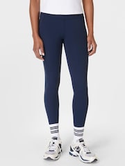 Sweaty Betty Blue Full Length All Day 7/8 Embossed Leggings - Image 2 of 8