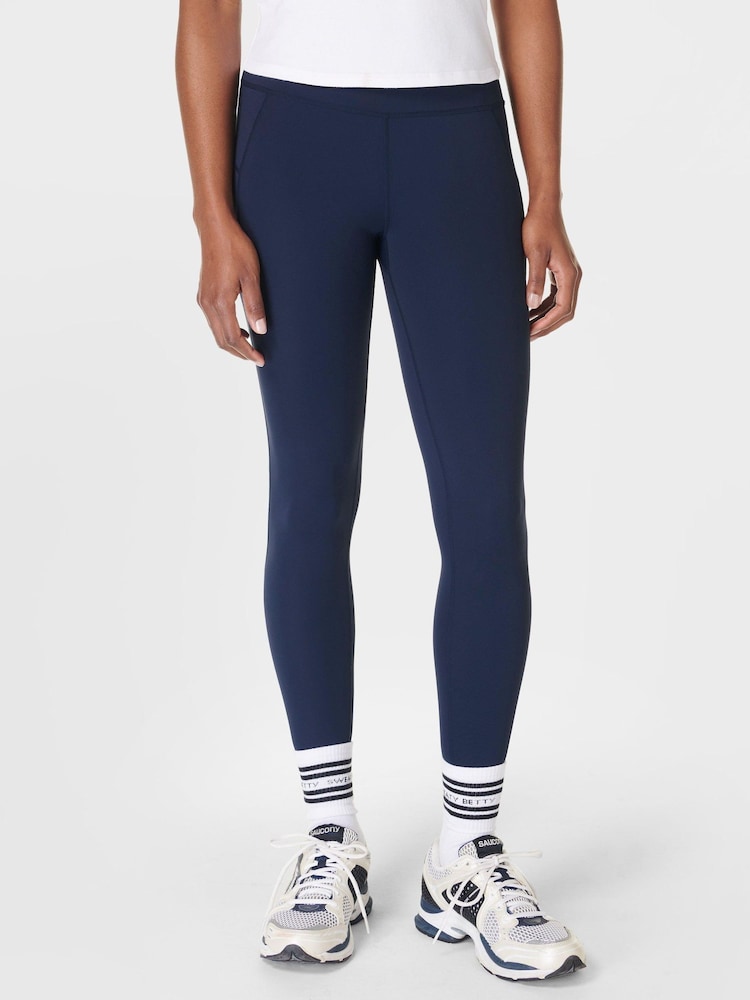 Sweaty Betty Blue Full Length All Day 7/8 Embossed Leggings - Image 2 of 8