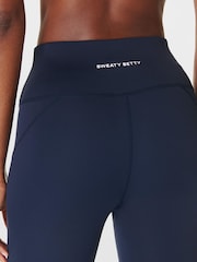 Sweaty Betty Blue Full Length All Day 7/8 Embossed Leggings - Image 5 of 8