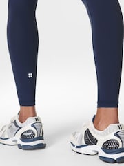 Sweaty Betty Blue Full Length All Day 7/8 Embossed Leggings - Image 7 of 8