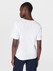Sweaty Betty White Essential V-Neck T-Shirt - Image 2 of 6