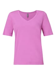 Sweaty Betty Pink Essential V-Neck T-Shirt - Image 7 of 7