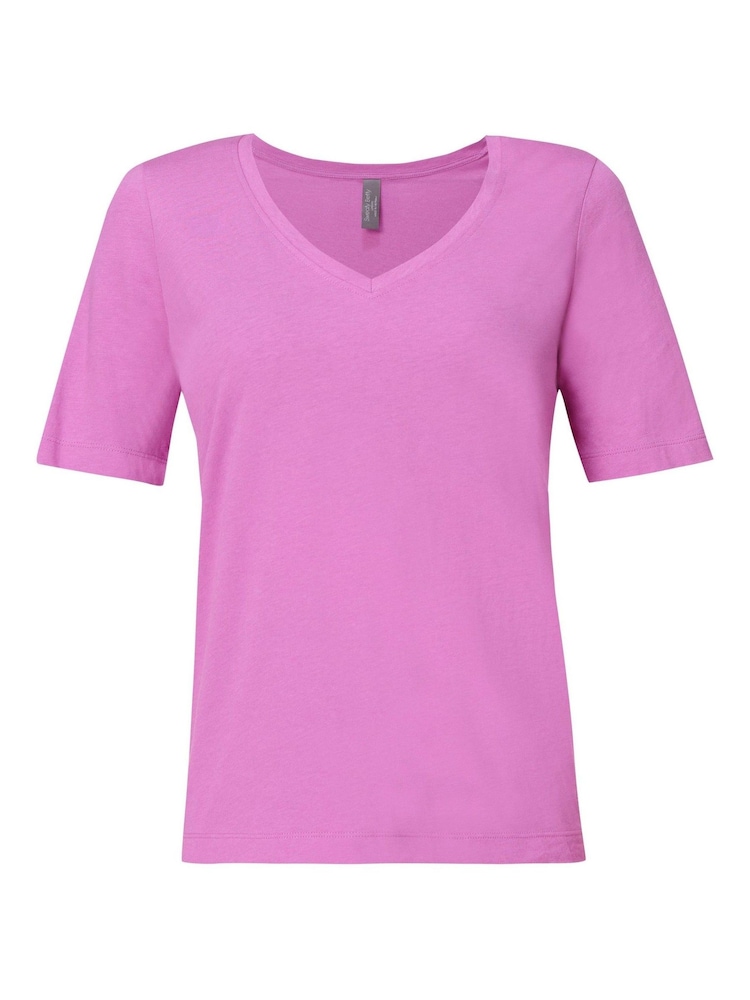 Sweaty Betty Pink Essential V-Neck T-Shirt - Image 7 of 7