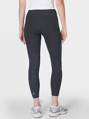 Sweaty Betty Grey 7/8 Length Power Embossed Workout Leggings - Image 2 of 8