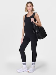Schwarz - Sweaty Betty All Day 7/8 Maternity Leggings - Bild 6 von 8