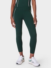 Sweaty Betty Green 7/8 Length All Day 7/8 Embossed Leggings - Image 1 of 9