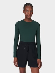 Sweaty Betty Green Essential Sculpt Long Sleeve Top - Image 3 of 7