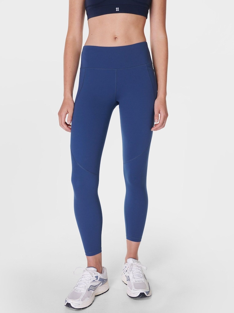 Sweaty Betty Blue Full Length Power 7/8 Workout Leggings - Image 1 of 8