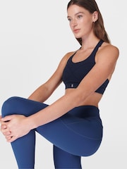 Sweaty Betty Blue Full Length Power 7/8 Workout Leggings - Image 6 of 8
