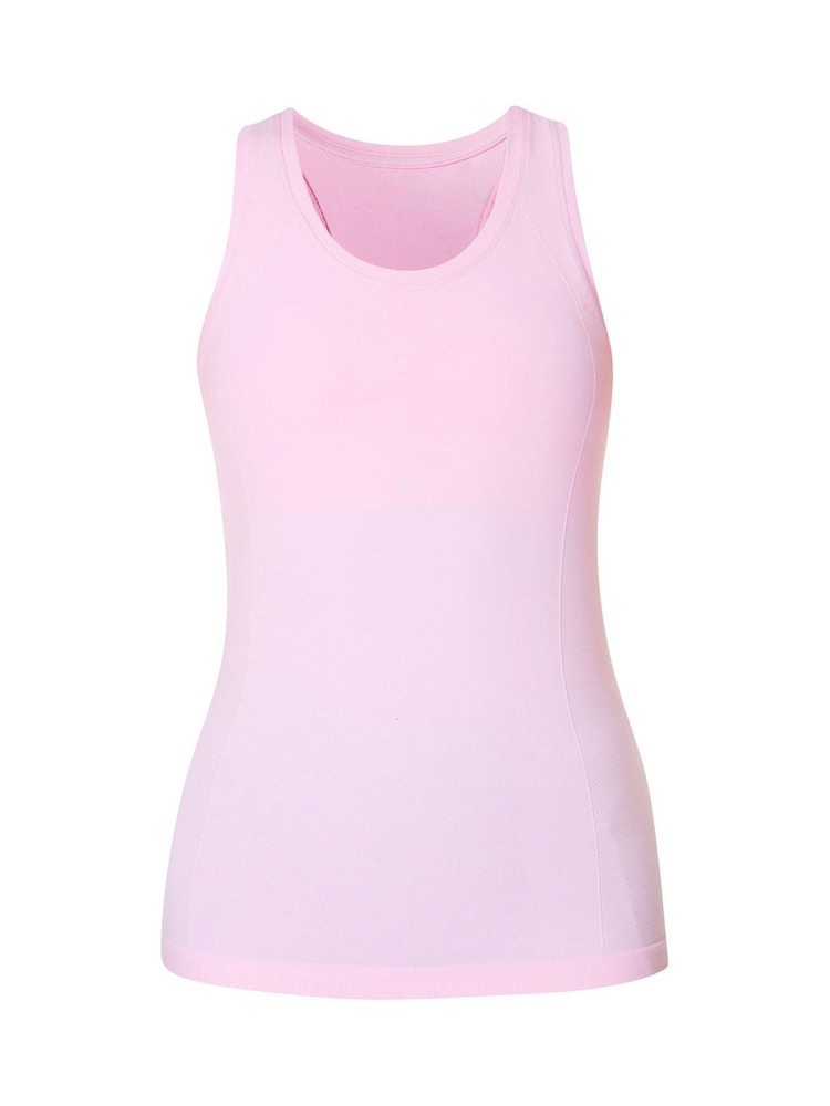 Sweaty Betty Pink Athlete Seamless Workout Tank Top - Image 7 of 7