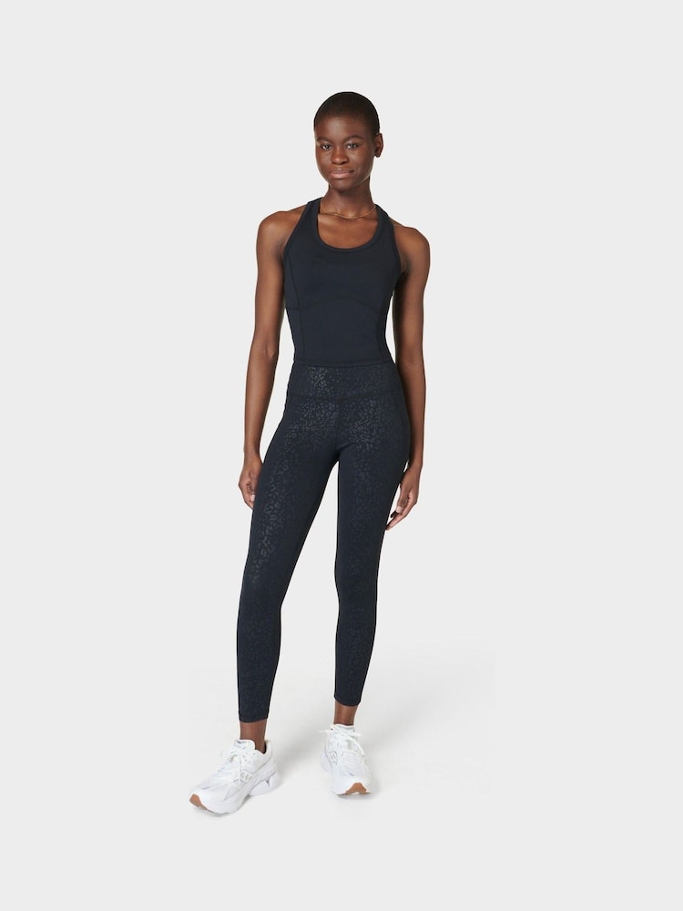 Sweaty Betty Black All Day Cropped Tank - Image 1 of 7