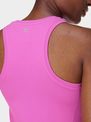 Sweaty Betty Light Pink Athlete Seamless Workout Tank Top - Image 2 of 7