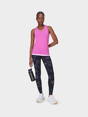 Sweaty Betty Light Pink Athlete Seamless Workout Tank Top - Image 4 of 7
