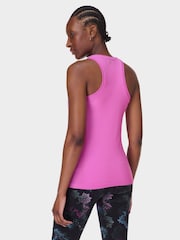 Sweaty Betty Light Pink Athlete Seamless Workout Tank Top - Image 5 of 7