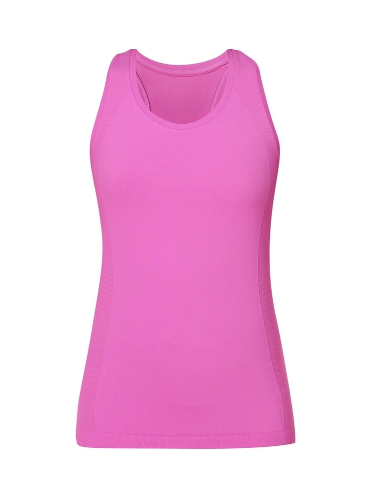 Sweaty Betty Light Pink Athlete Seamless Workout Tank Top - Image 7 of 7