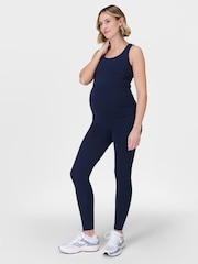 Sweaty Betty Blue Full Length All Day 7/8 Maternity Leggings - Image 1 of 7
