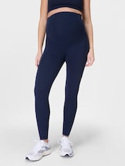 Sweaty Betty Blue Full Length All Day 7/8 Maternity Leggings - Image 3 of 7