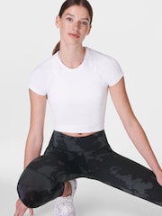 Sweaty Betty Black 7/8 Length Power Workout Leggings - Image 4 of 8