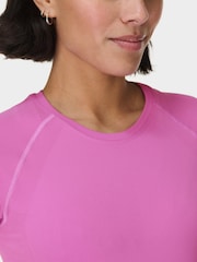 Sweaty Betty Pink Athlete Seamless Workout T-Shirt - Image 2 of 5