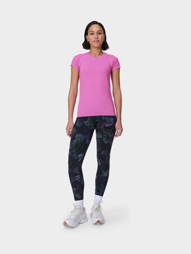 Sweaty Betty Pink Athlete Seamless Workout T-Shirt - Image 4 of 5