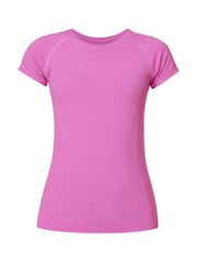 Sweaty Betty Pink Athlete Seamless Workout T-Shirt - Image 5 of 5