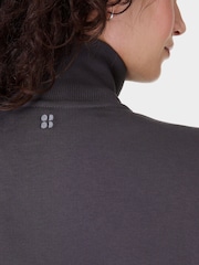 Sweaty Betty Grey After Class Zip Up Top - Image 3 of 5