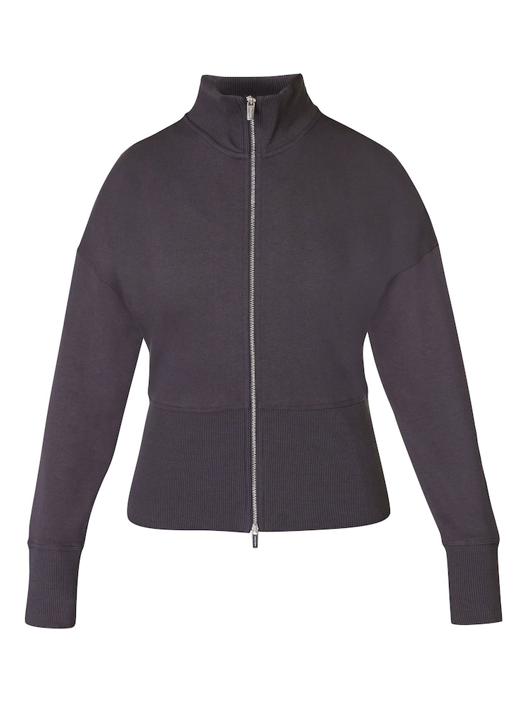 Sweaty Betty Grey After Class Zip Up Top - Image 5 of 5
