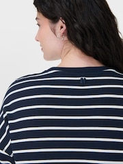 Sweaty Betty Light Blue Pink After Class Longline Sweatshirt - Image 3 of 7