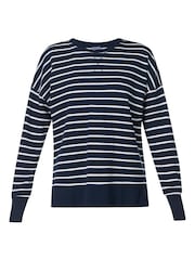 Sweaty Betty Light Blue Pink After Class Longline Sweatshirt - Image 7 of 7