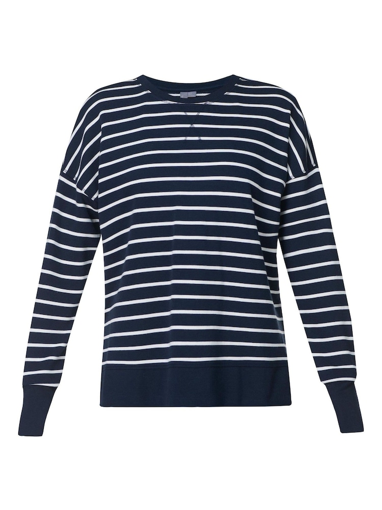 Sweaty Betty Light Blue Pink After Class Longline Sweatshirt - Image 7 of 7