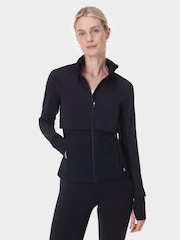Sweaty Betty Black Pro Run Water Resistant Run Jacket - Image 1 of 7