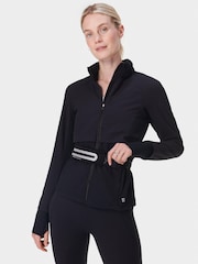 Sweaty Betty Black Pro Run Water Resistant Run Jacket - Image 3 of 7