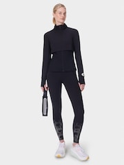 Sweaty Betty Black Pro Run Water Resistant Run Jacket - Image 4 of 7