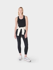 Sweaty Betty Black 7/8 Length All Day 7/8 Embossed Leggings - Image 1 of 7