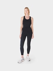 Sweaty Betty Black 7/8 Length All Day 7/8 Embossed Leggings - Image 2 of 7