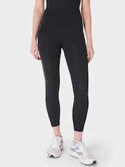 Sweaty Betty Black 7/8 Length All Day 7/8 Embossed Leggings - Image 3 of 7