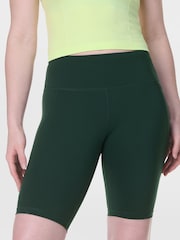 Sweaty Betty Green Power 9" Biker Shorts - Image 3 of 8
